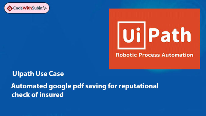 Automated PDF Saving for Reputational Checks